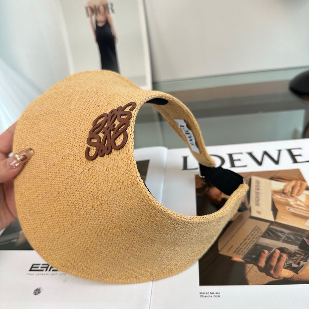Loewe khaki-colored woven sun hat - Picture 5 of 9